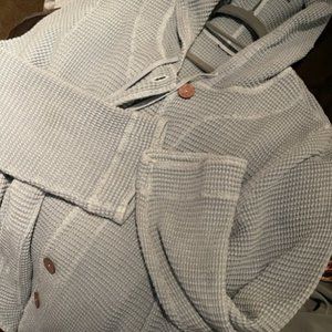 Orvis Waffle knit womens button jacket